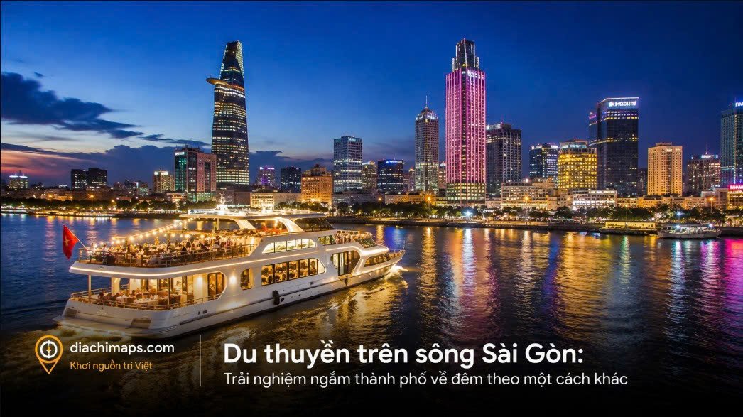 Du thuyền trên sông Sài Gòn: Trải nghiệm ngắm thành phố về đêm theo một cách khác