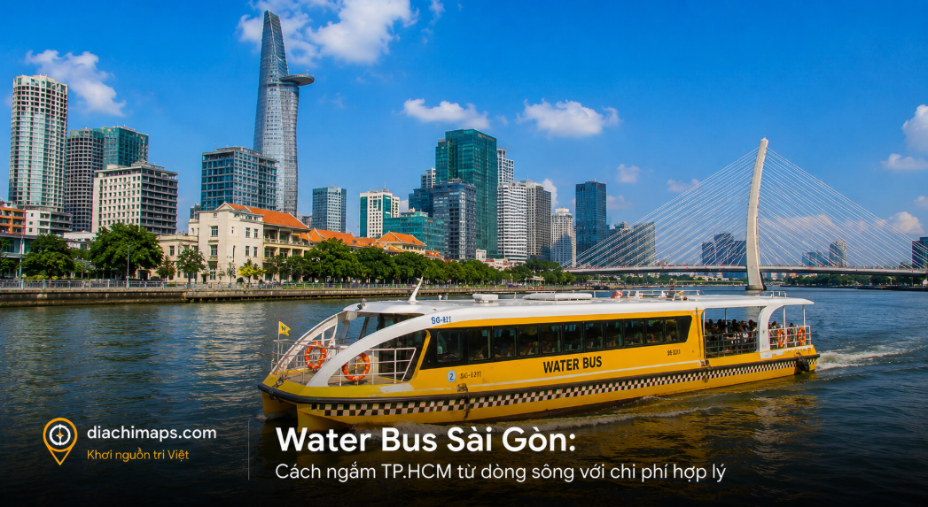 Water Bus Sài Gòn: Cách ngắm TP.HCM từ dòng sông với chi phí hợp lý